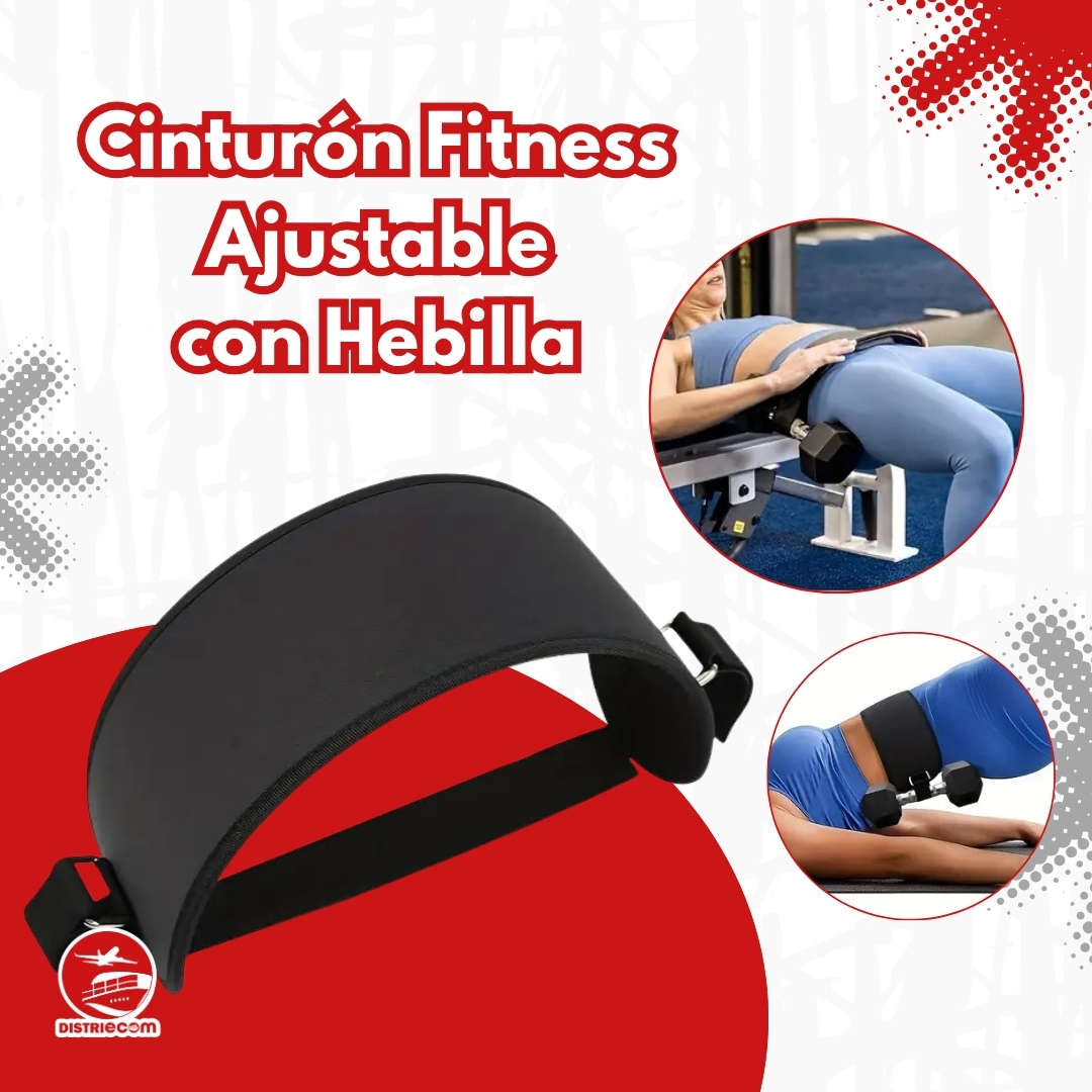 Miniatura 3 de CINTURÓN FITNESS AJUSTABLE CON HEBILLA